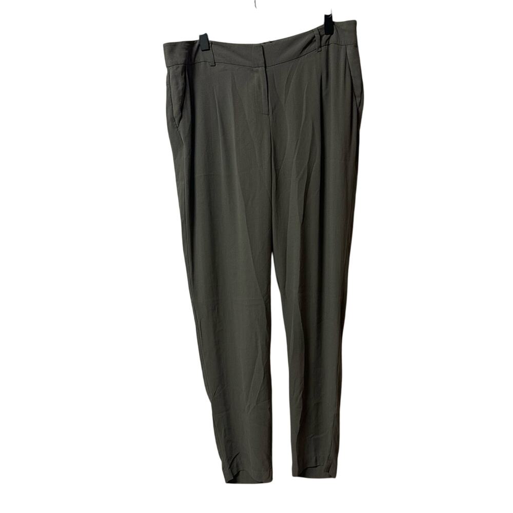 Eileen Fisher Deep Olive Trousers